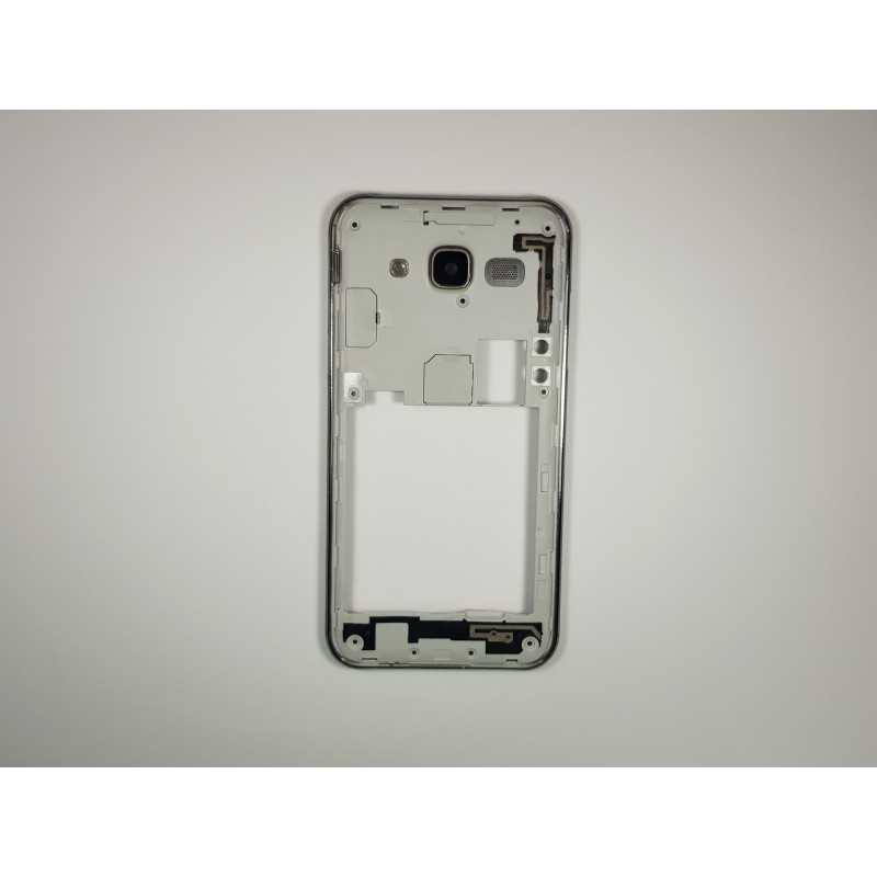 Средна Рамка за Samsung Galaxy J5 2015 / SM-J500FN - С 2 ГОДИНИ ГАРАНЦИЯ - Сива